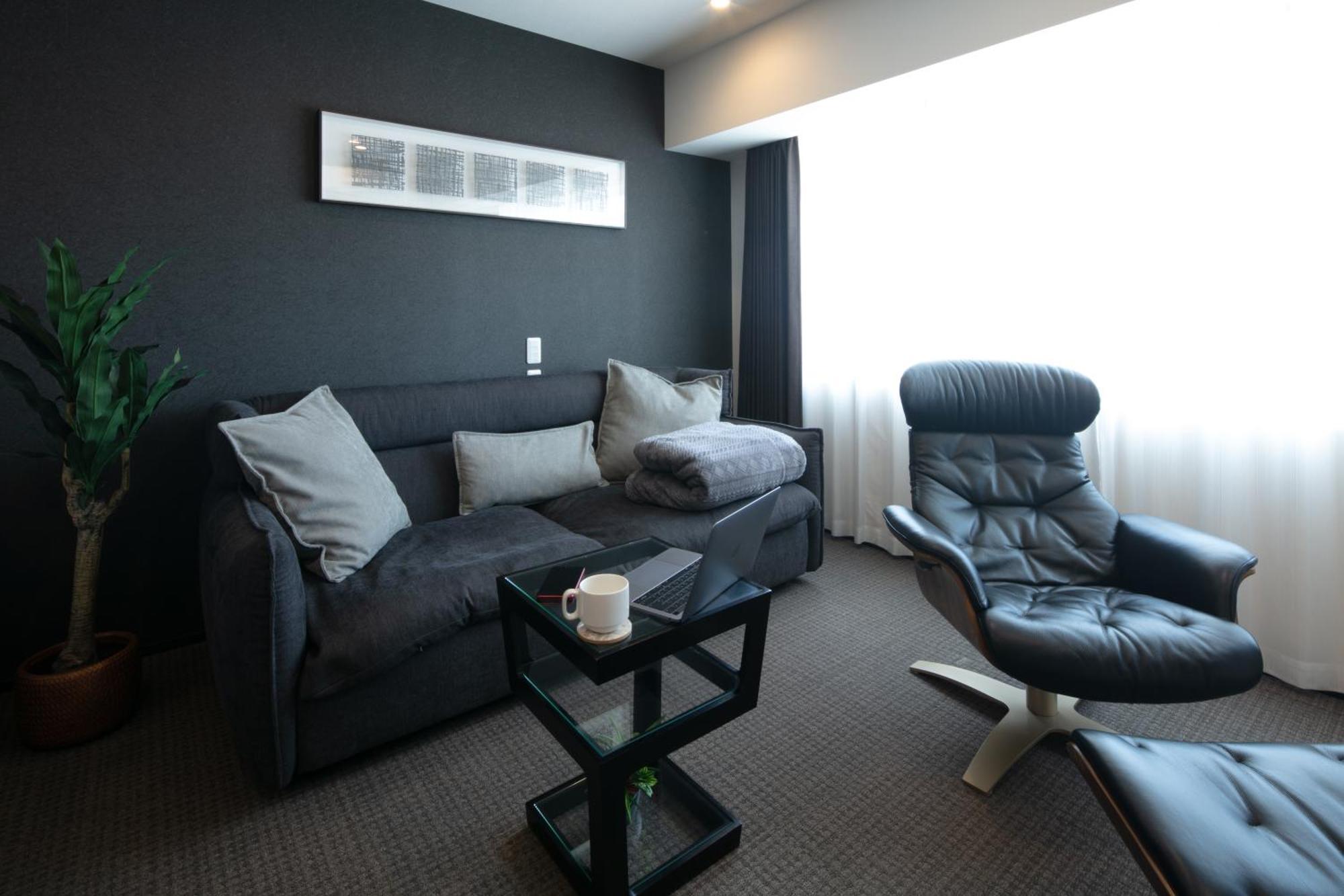 Randor Hotel Sapporo Suites Pokoj fotografie A typical hotel room in Japan